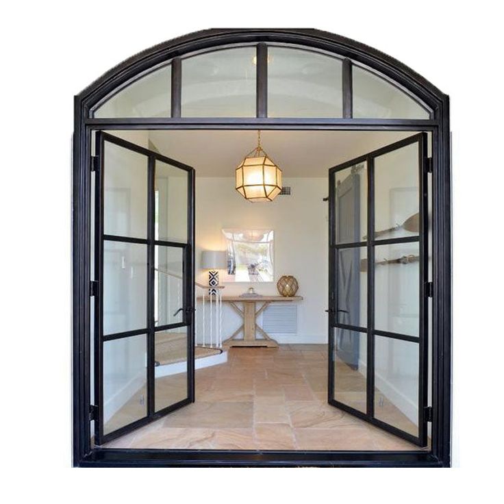 arched uPVC French door style